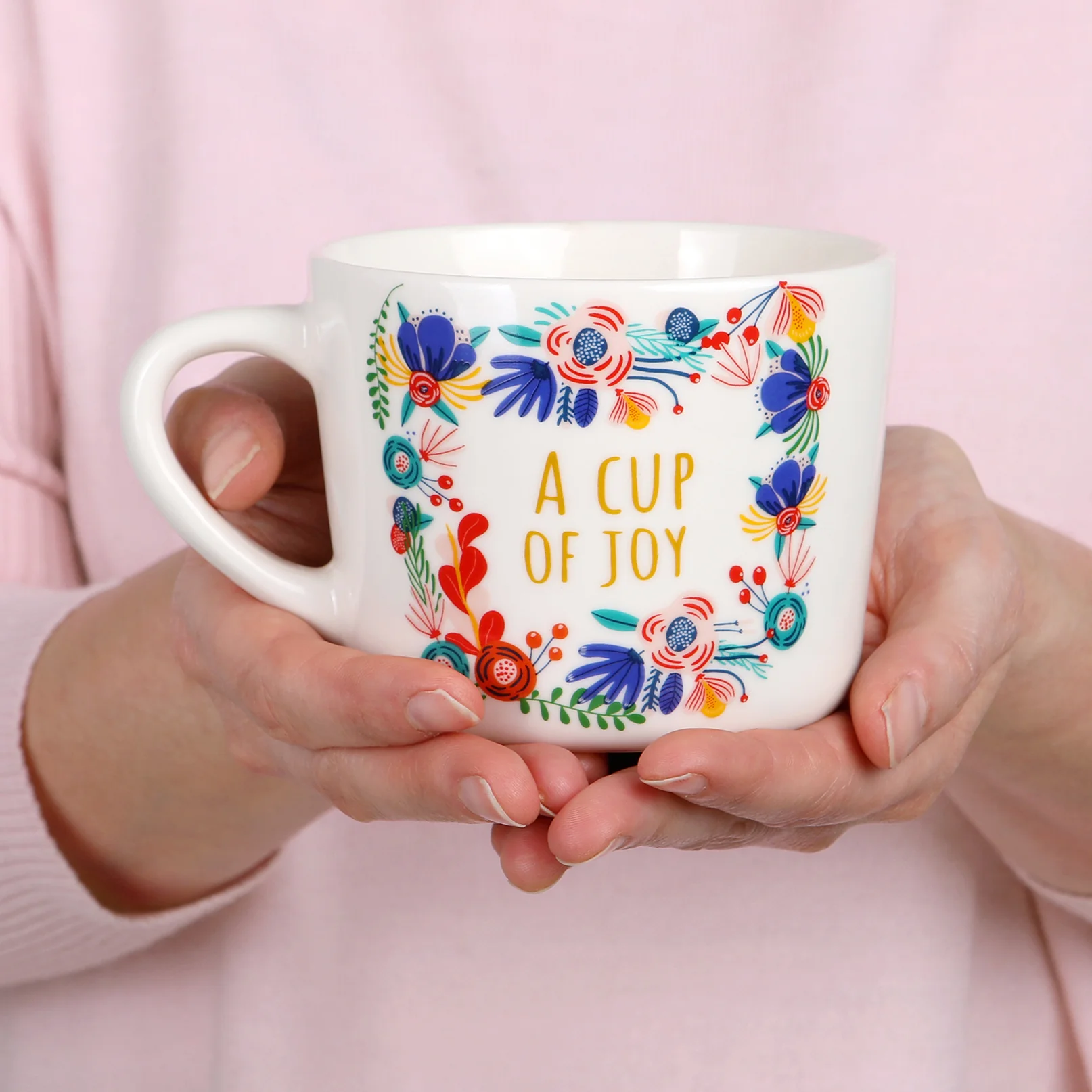'A Cup Of Joy' Printed Mug 400ml - Image 6