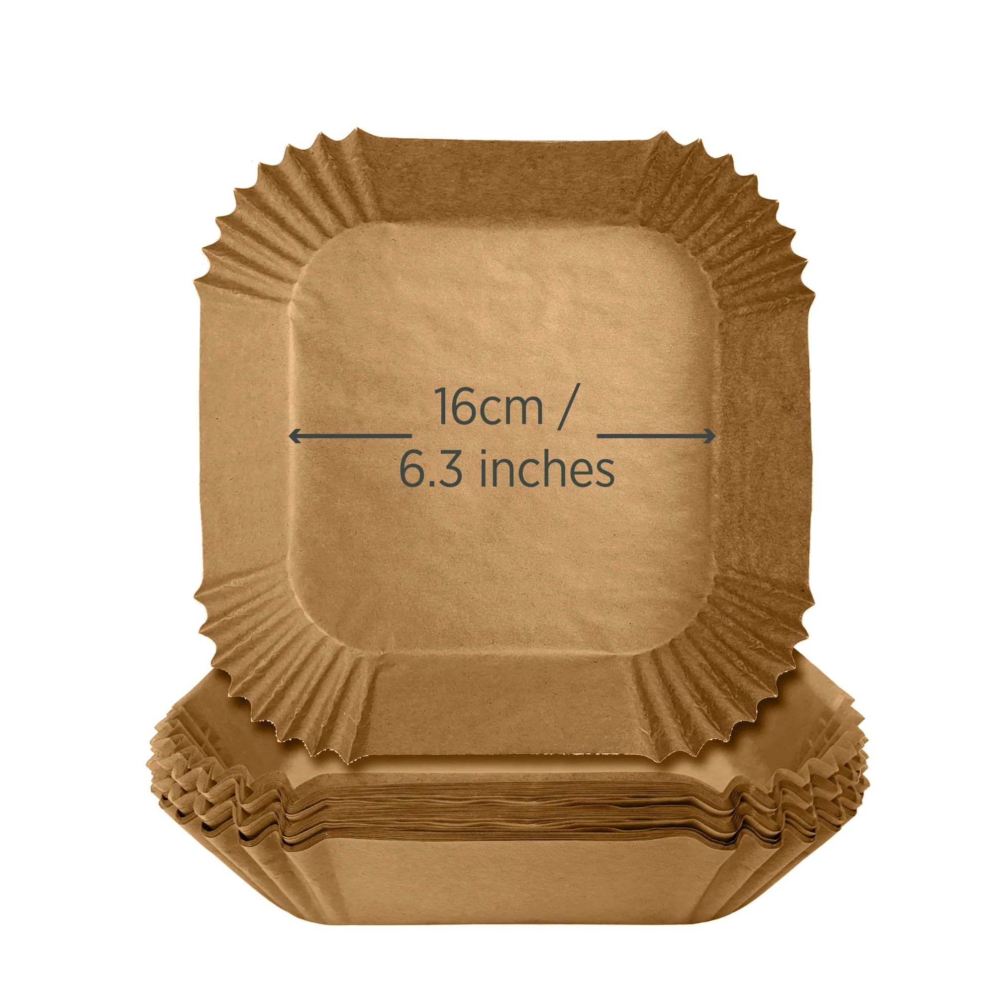 Air Fryer Liners 16cm Pack of 50 Square - Image 4