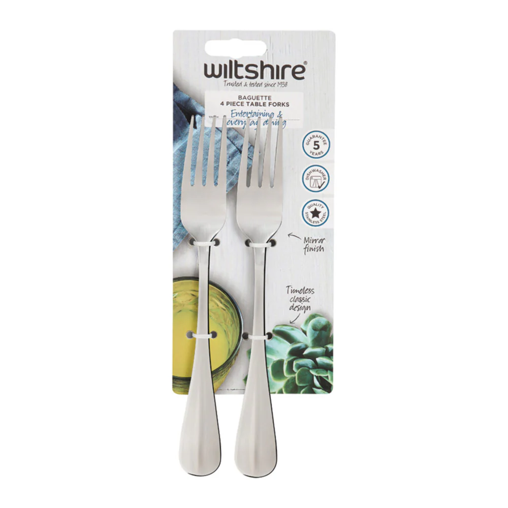 Baguette Table Fork 4 Piece - Image 3