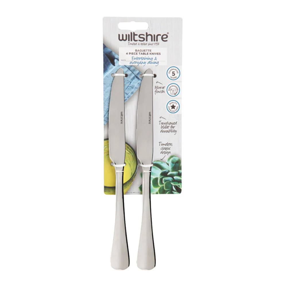 Baguette Table Knife 4 Piece - Image 3