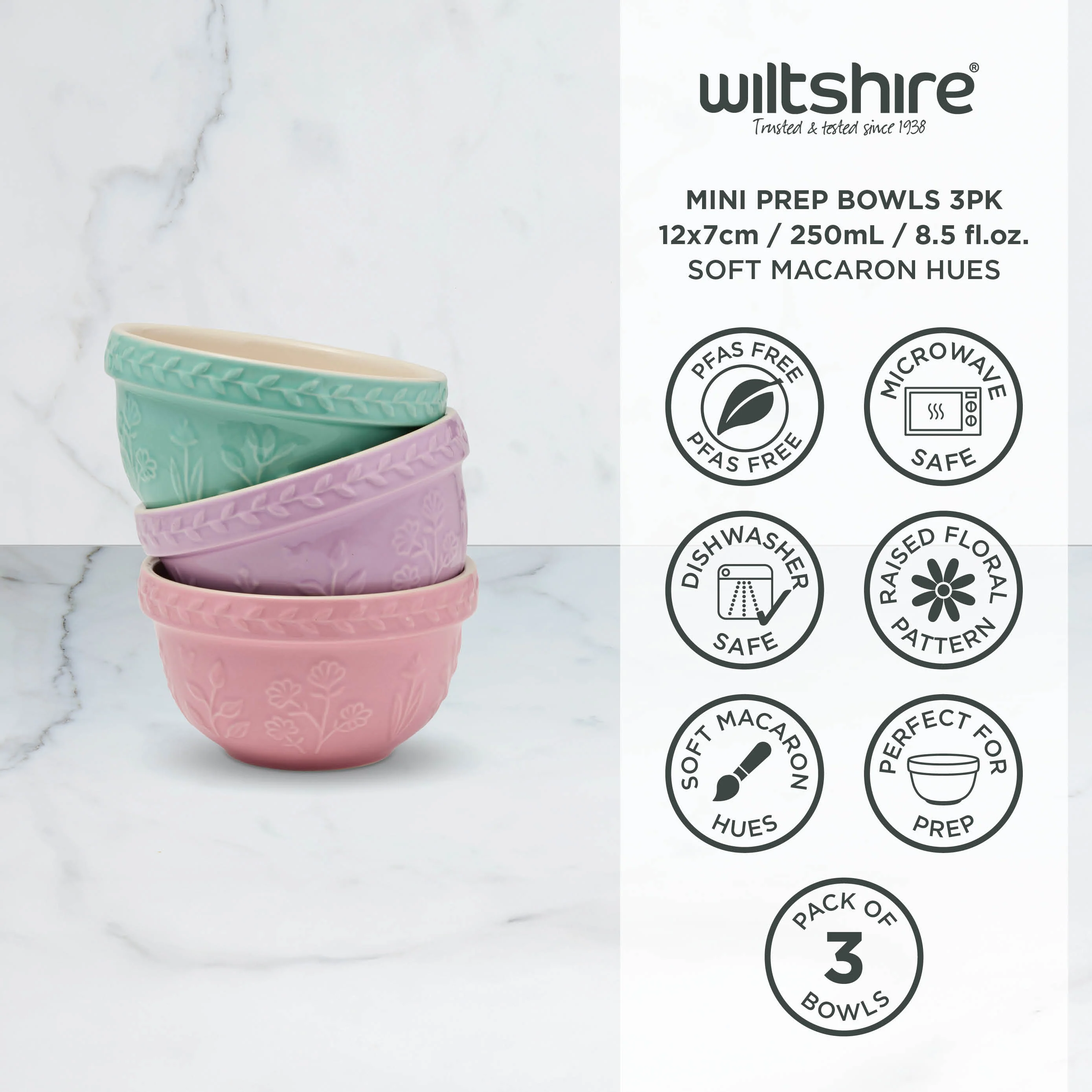 Baking Traditions Mini Prep Bowls 3pk - Image 4