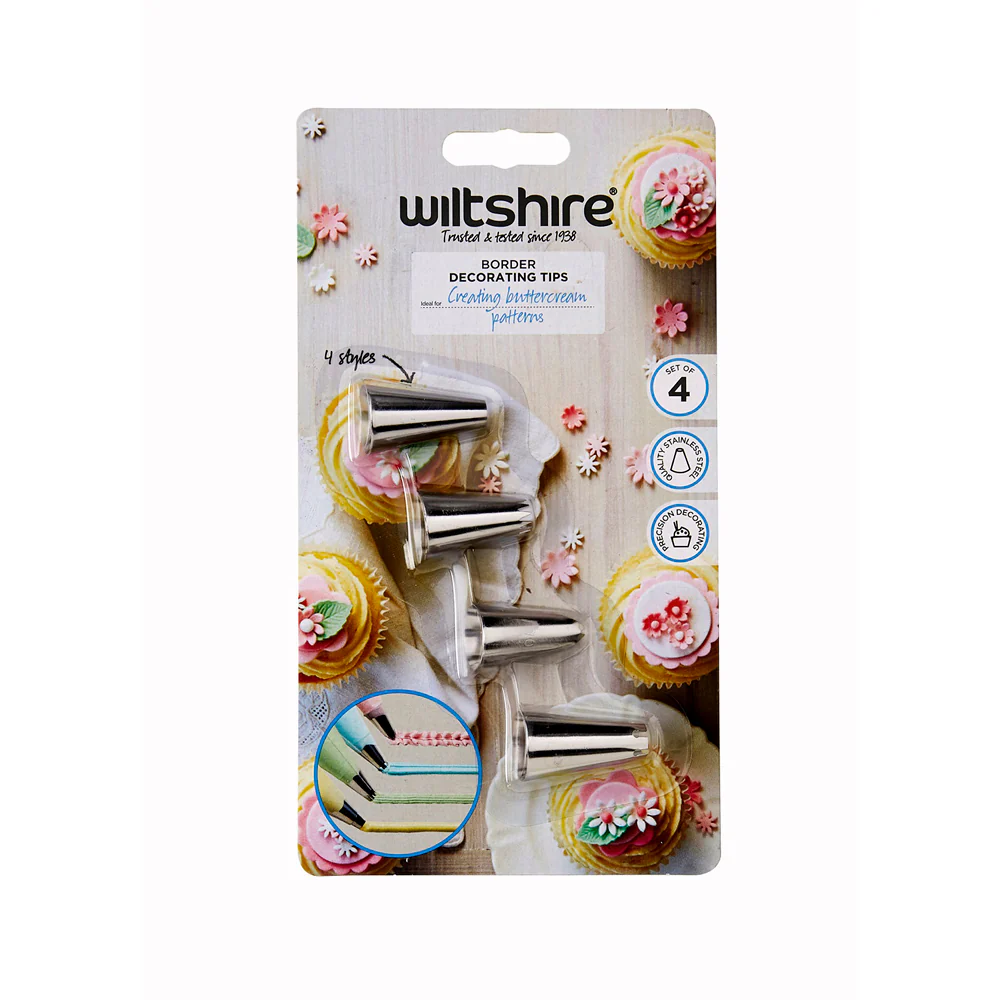 Border Decorating Nozzles Set of 4 - Image 2