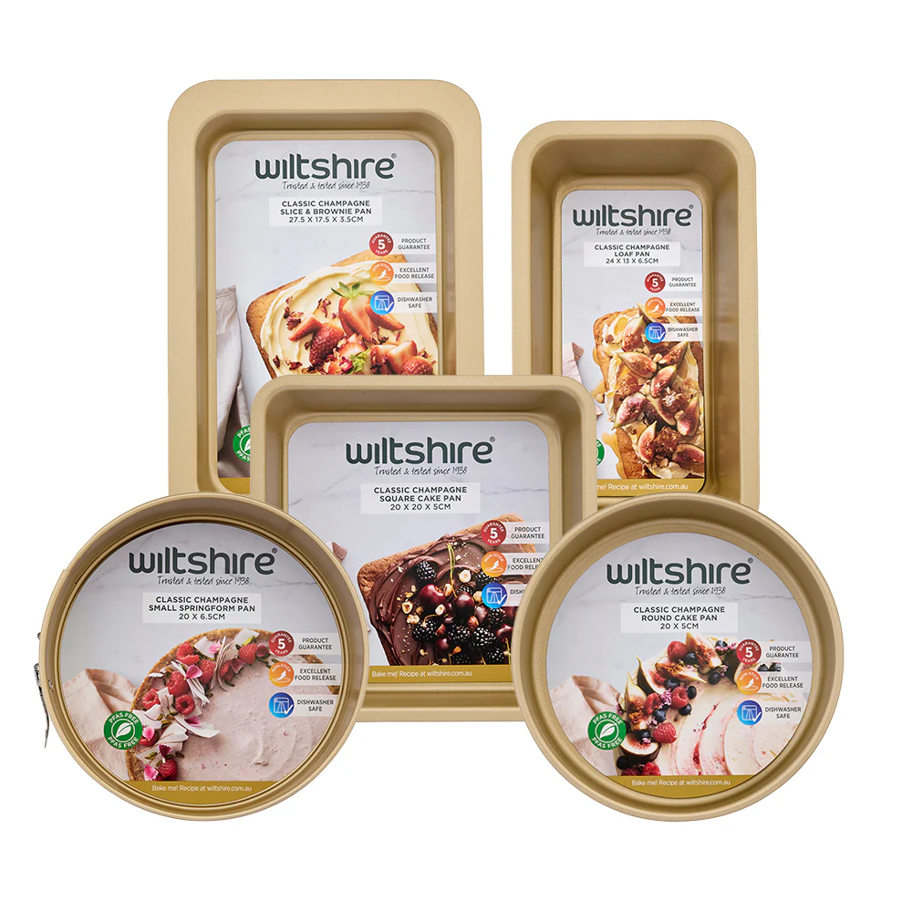 Champagne Gold Cakes, Slices & Loaves Bundle