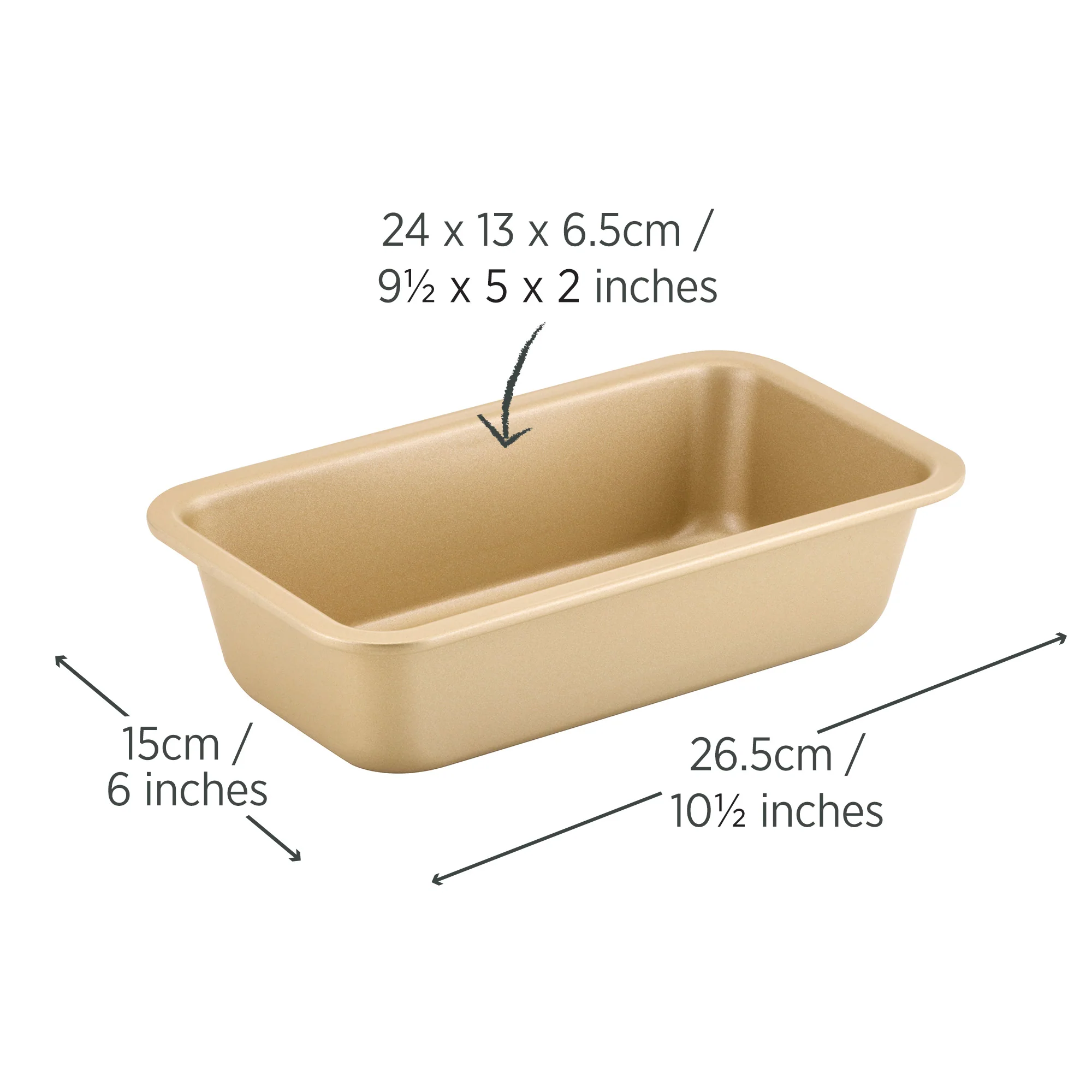 Champagne Gold Loaf Pan 24cm - Image 4
