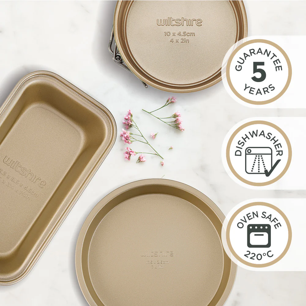 Champagne Gold Mini Loaf Pan 15.5cm - Airfryer or Oven - Image 5