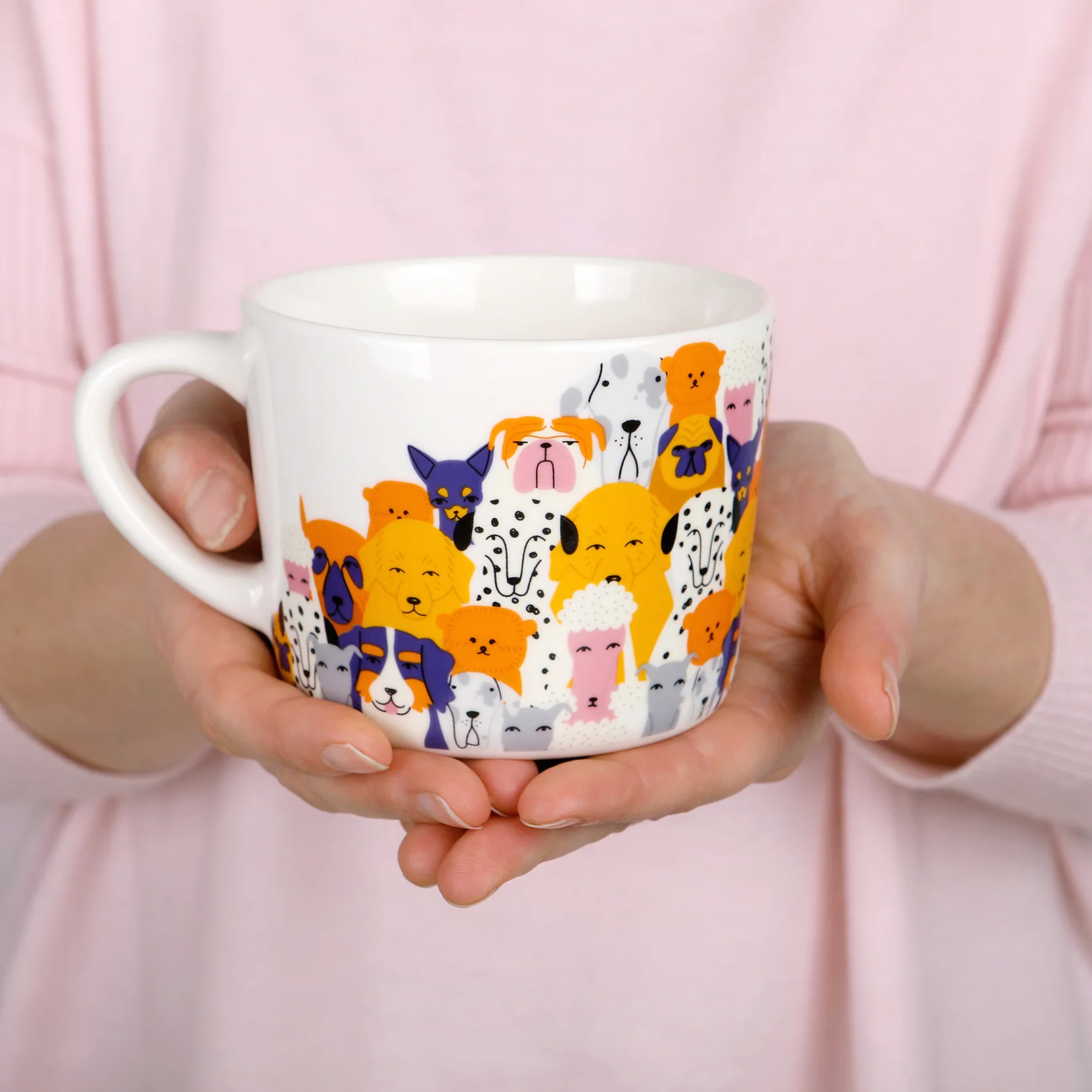 'Dog Pack' Printed Mug 400ml - Image 8