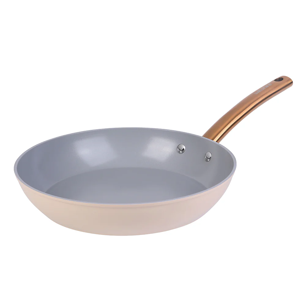 Easycook Almond & Bronze Ceramic Non-stick Cookware Set 3 Piece - Image 6