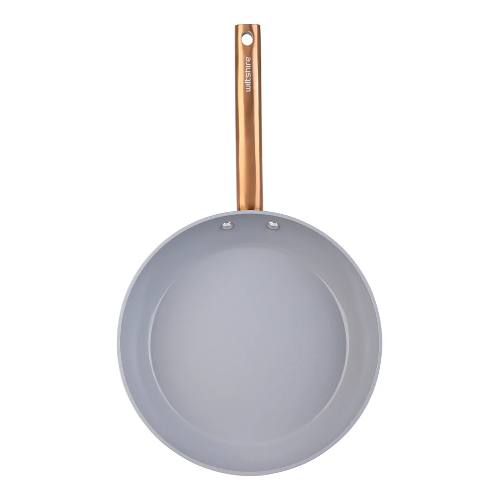 Easycook Almond & Bronze Ceramic Non-stick Cookware Set 3 Piece - Image 7