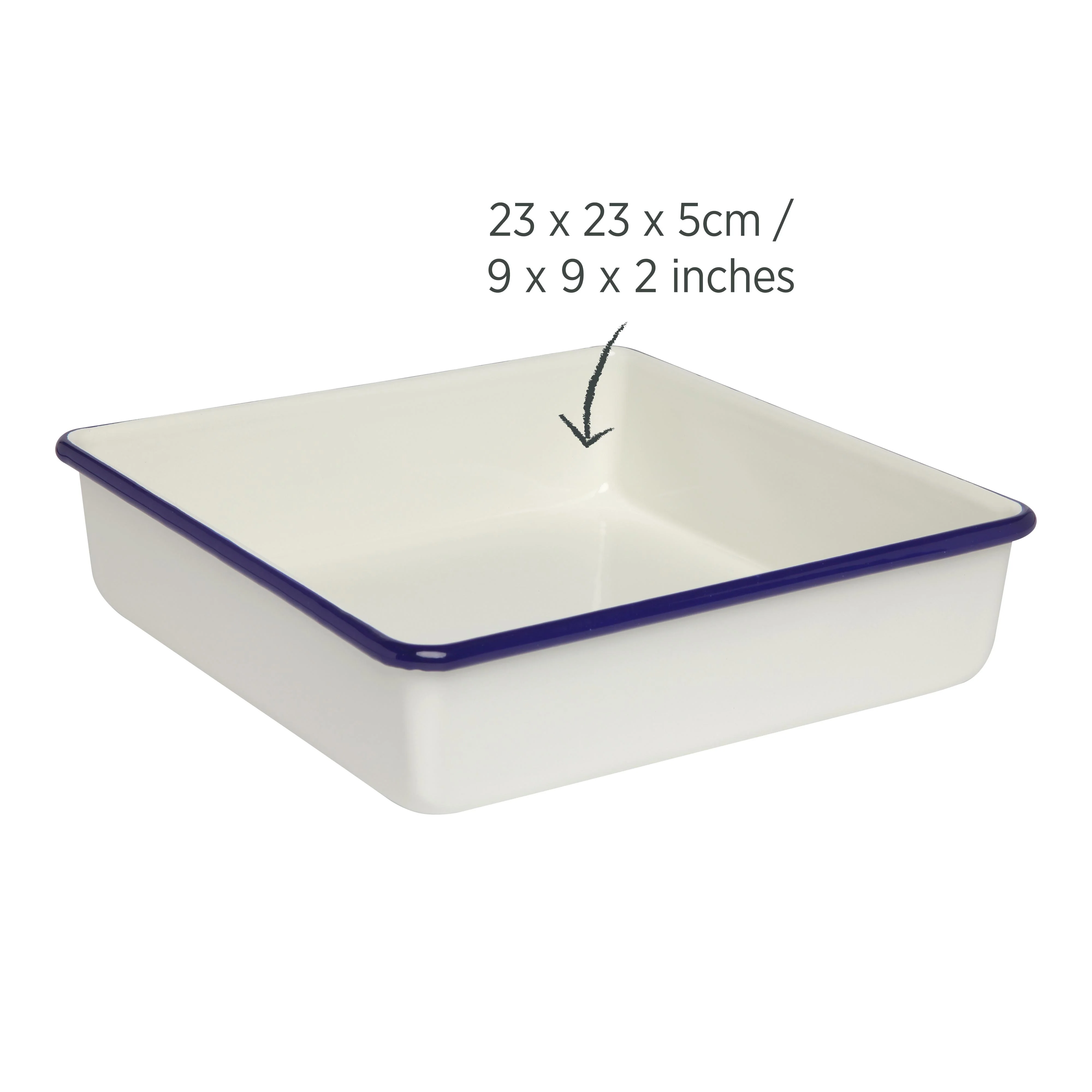 Enamel Brownie Pan 2L - Image 5