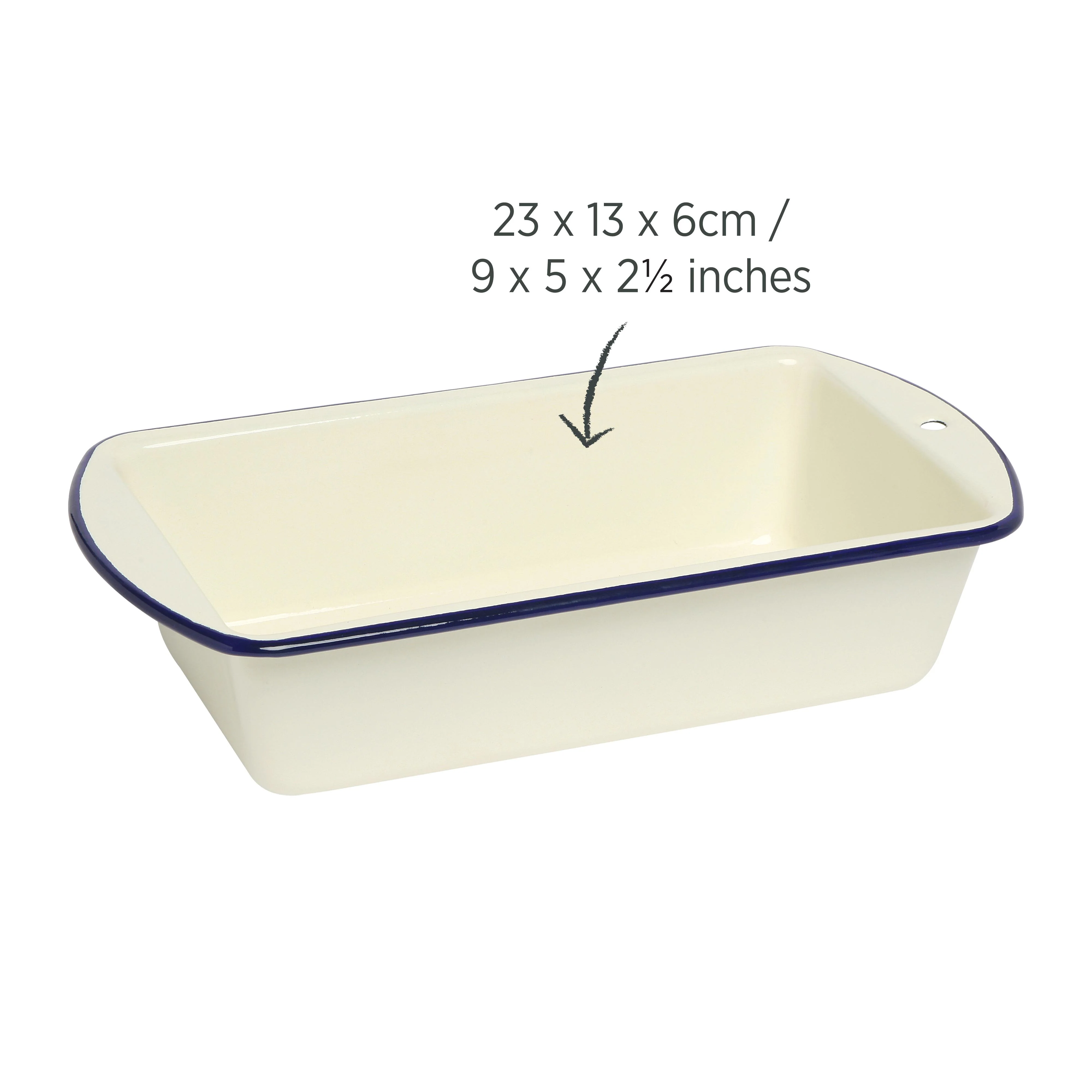 Enamel Loaf Pan 23cm - Image 5