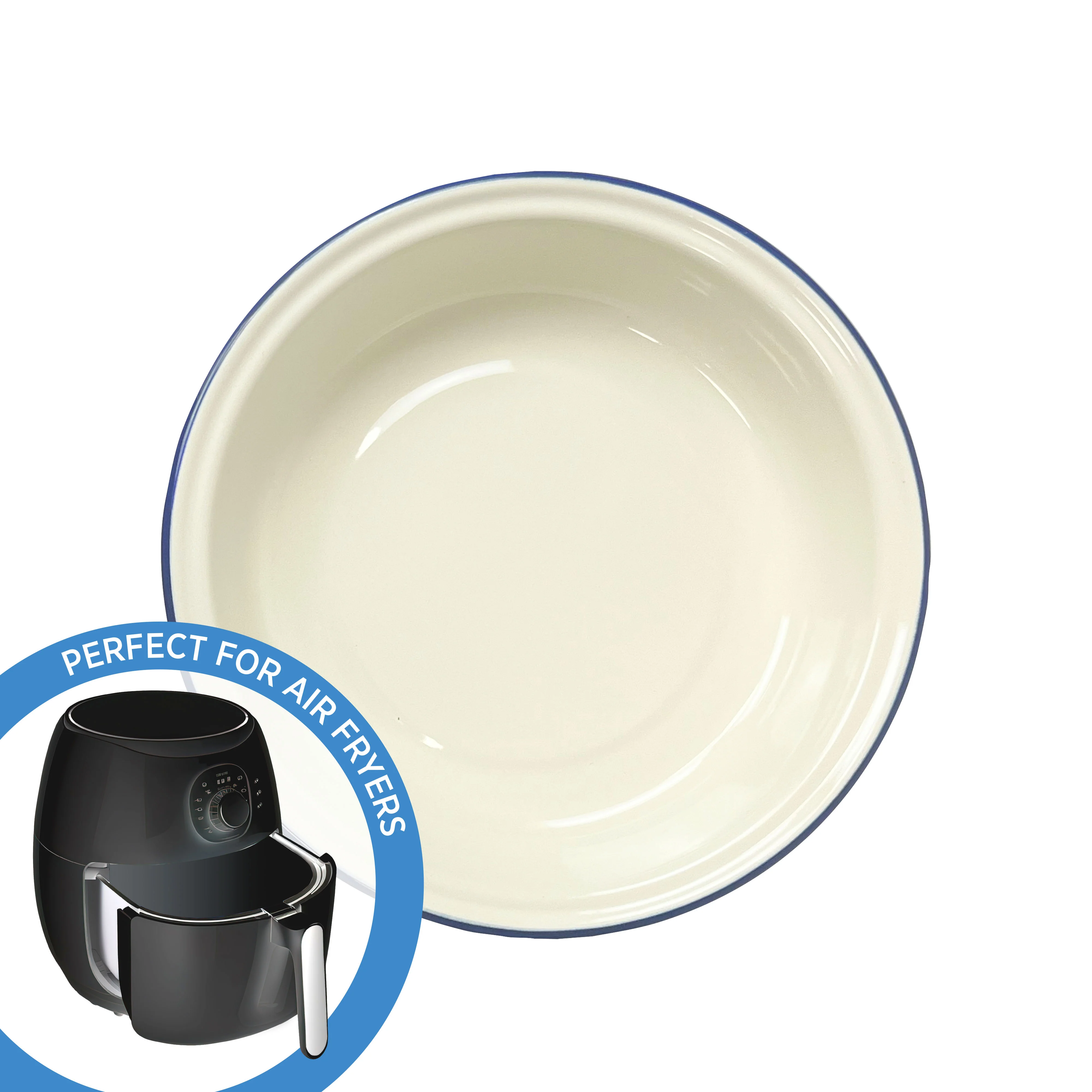 Enamel Pie Dishes 12cm Set of 4 - Image 3