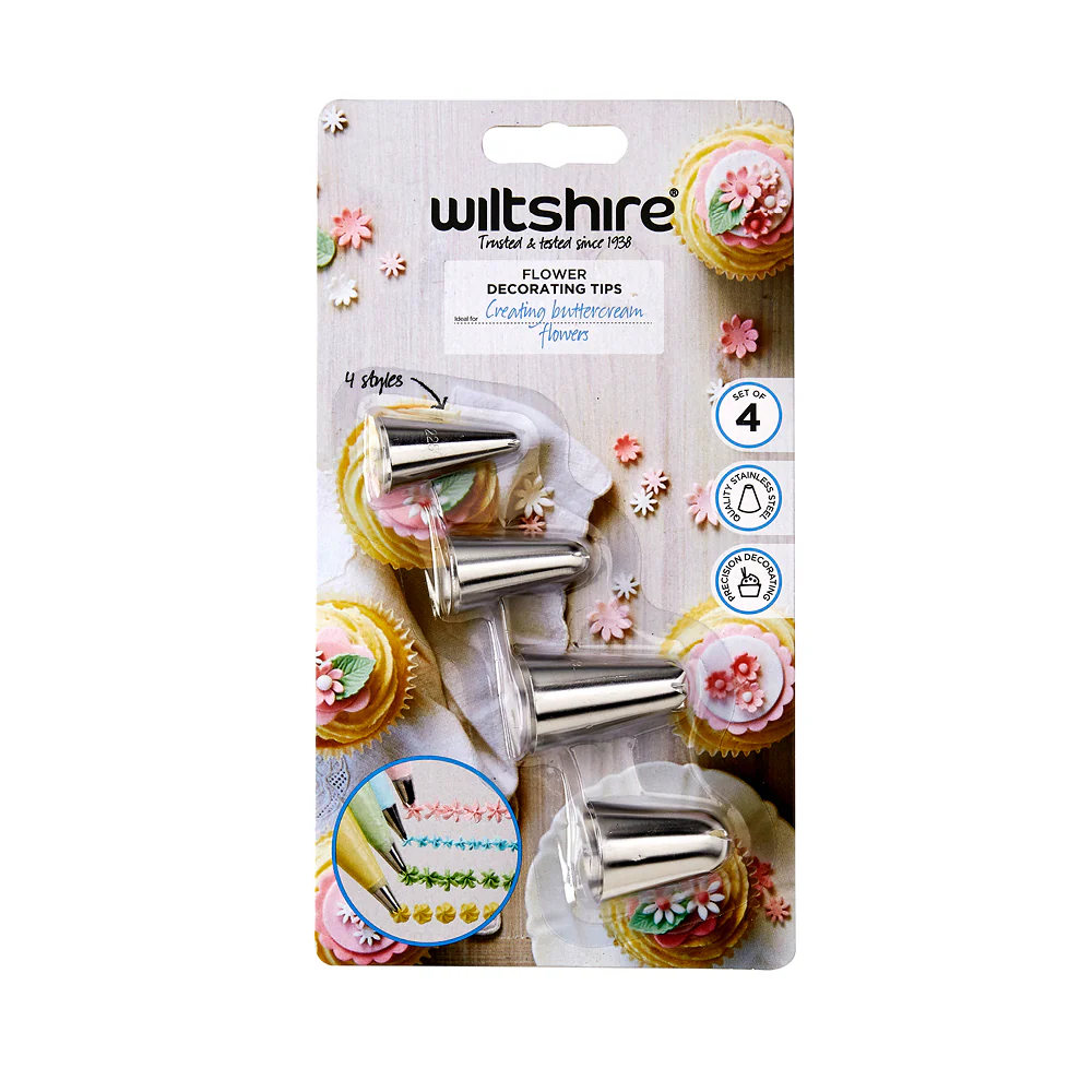 Flower Decorating Nozzles Set of 4 - Image 2