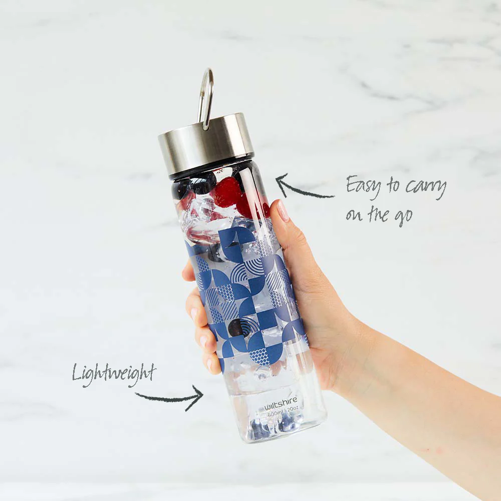Glass Bottle 600ml/20oz Denim - Image 5