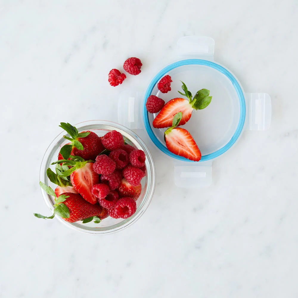 Glass Food Container Round 600ml - Image 3