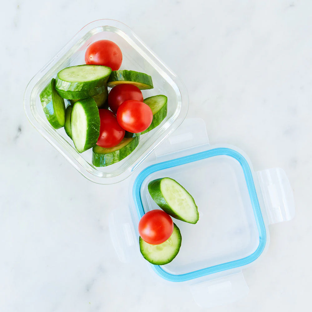 Glass Food Container Square 800ml - Image 3