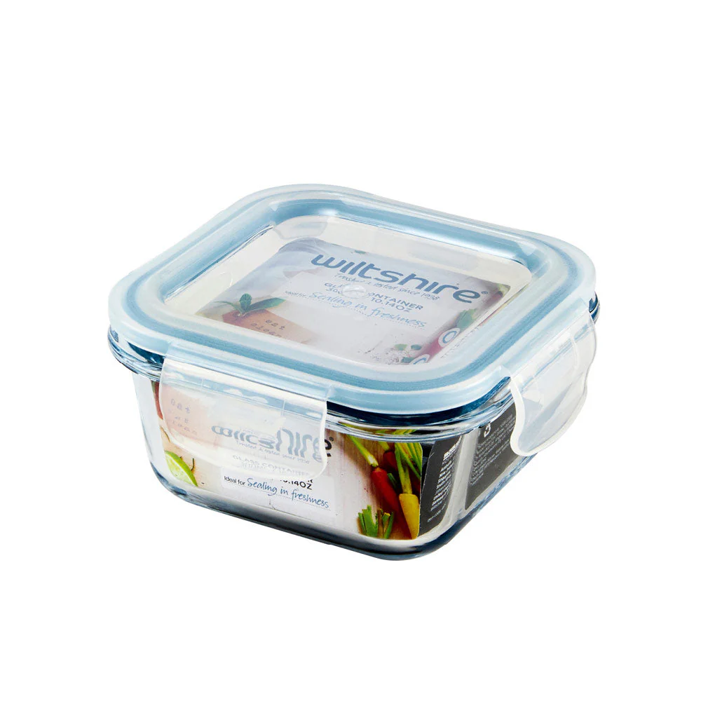 Glass Food Container Square 800ml - Image 5