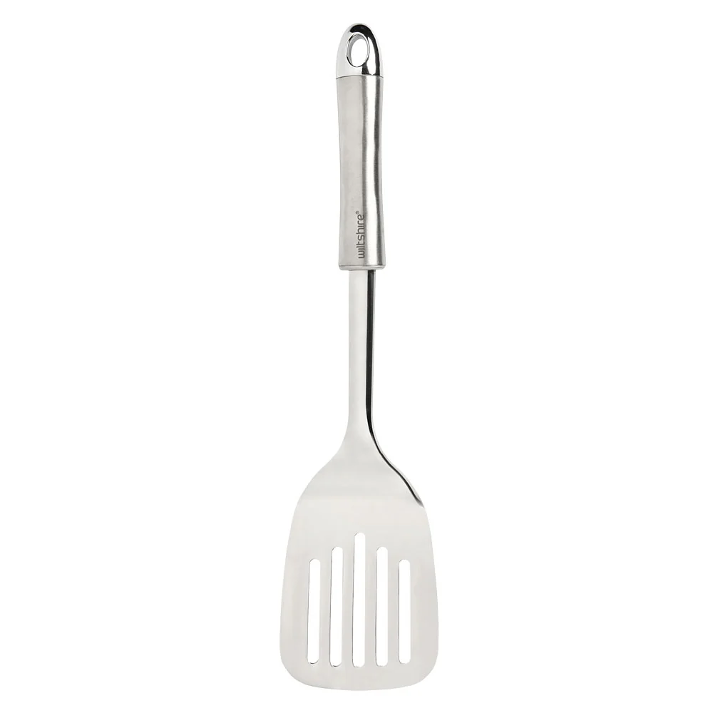 Industrial Stainless Steel Slotted Turner - Image 2