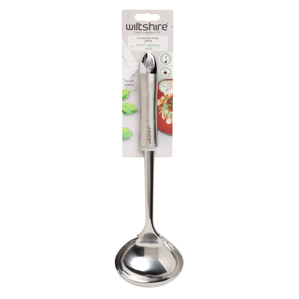 Industrial Stainless Steel Soup Ladle - Image 2