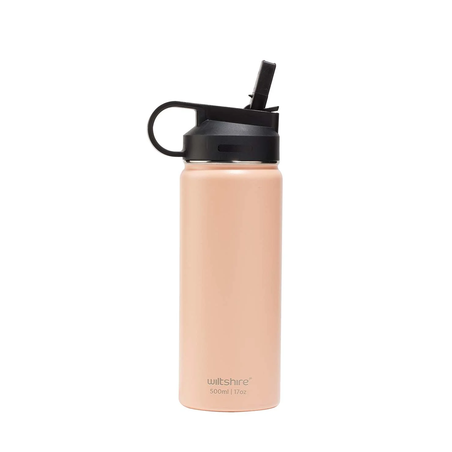 Insulated Stainless Steel Bottle Peach 500ml/17oz - Image 3