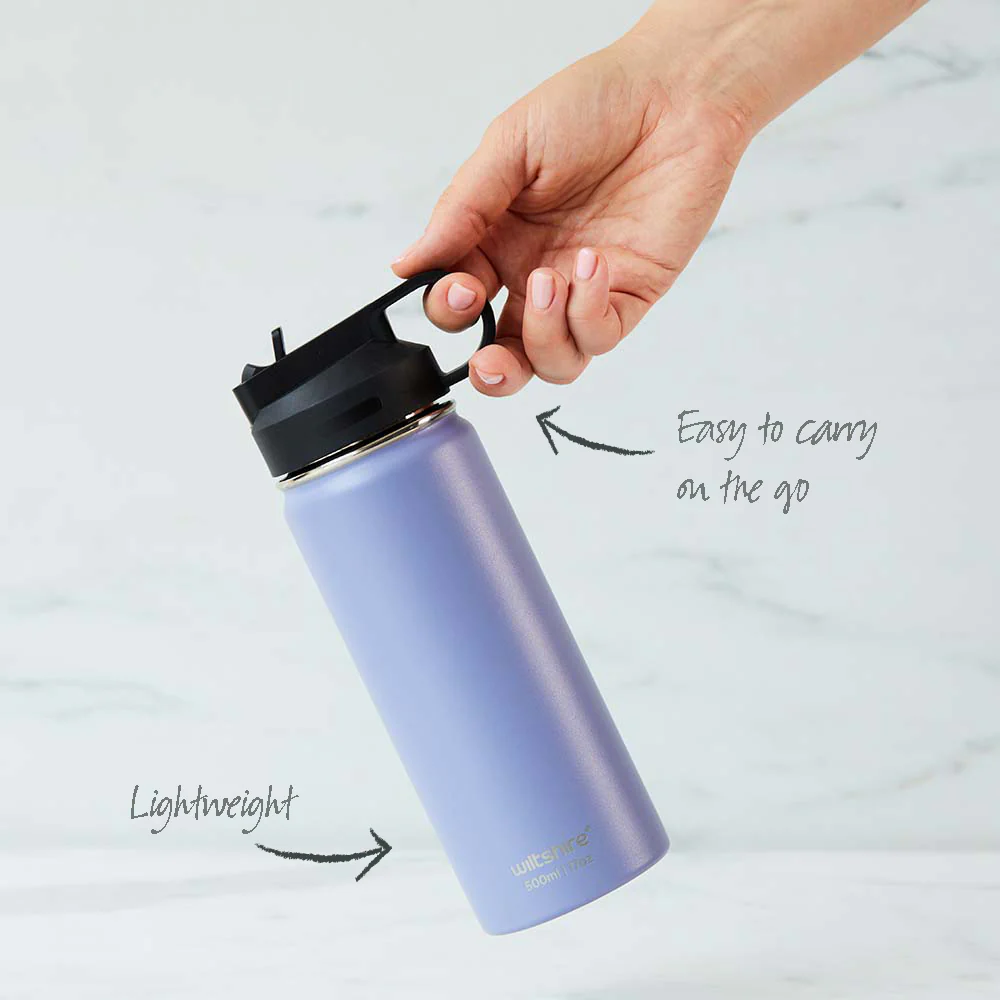 Insulated Stainless Steel Bottle Watermelon 500ml/17oz - Image 5