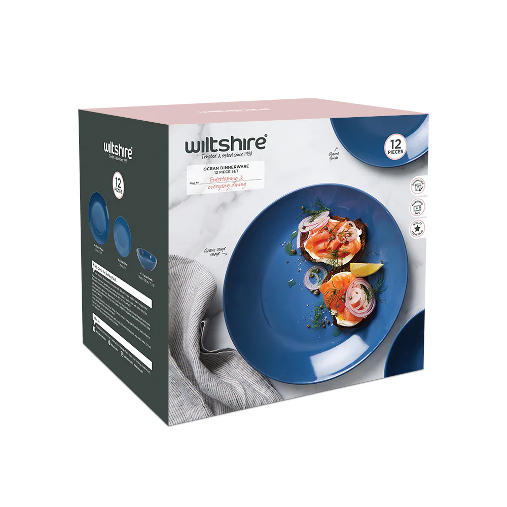 Ocean Dinnerware 12 Piece Set - Image 13