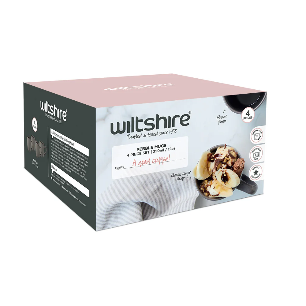 Pebble Mugs 4 Piece Set 350ml / 12oz - Image 4