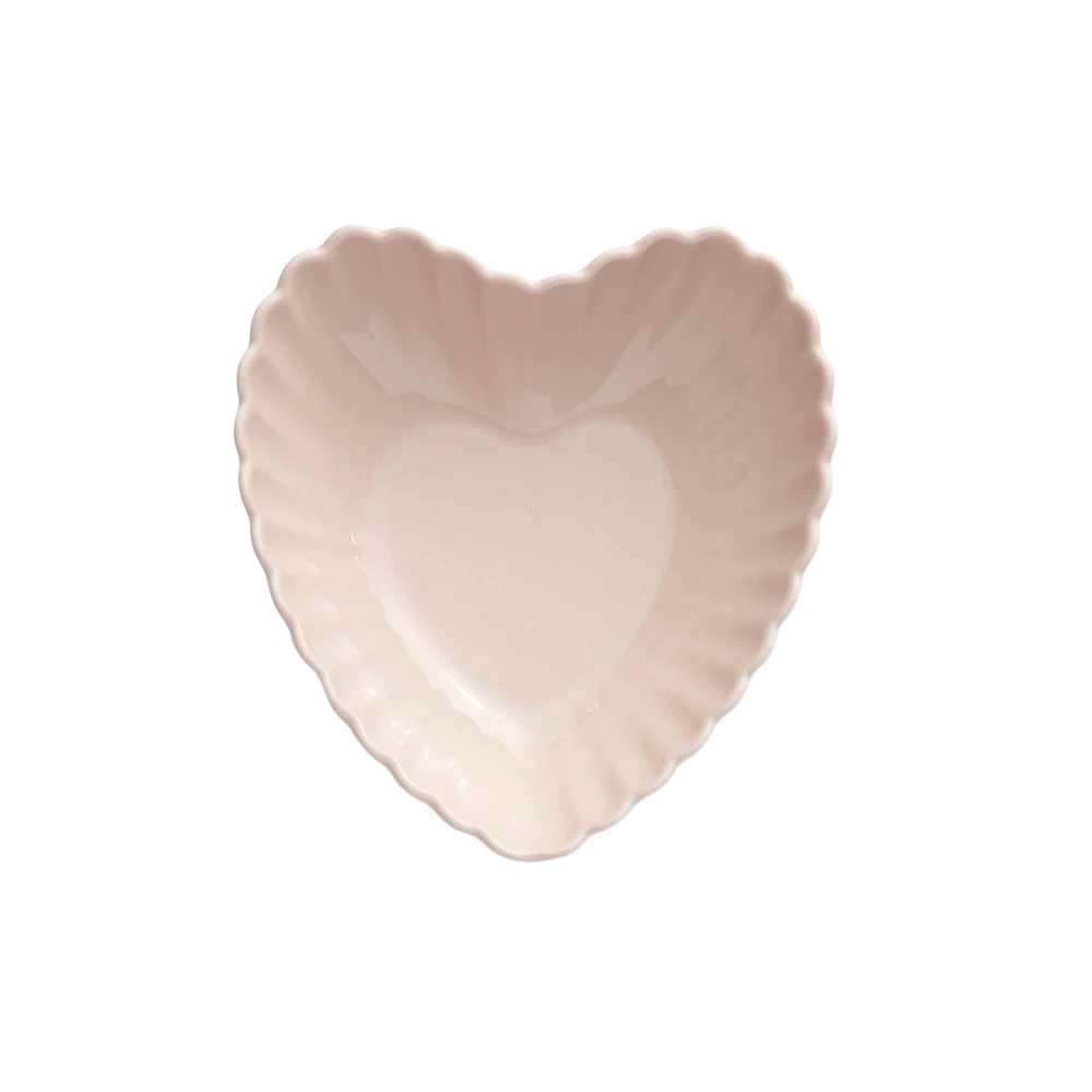 Petite Petal Heart Bowls 4 Piece Set 14.5cm x 15.5cm x 5cm / 5.7" x 6" x 2" - Image 6