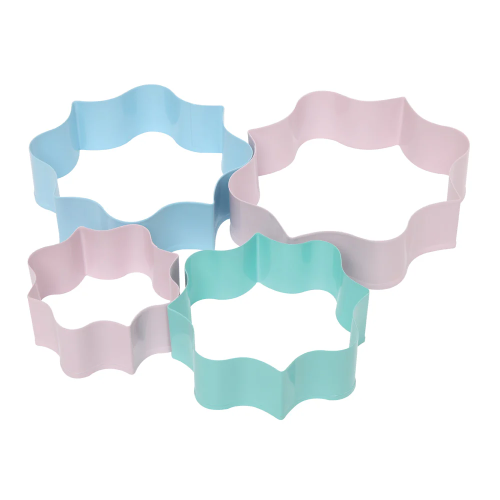 Plaque Cookie Cutters Set of 4