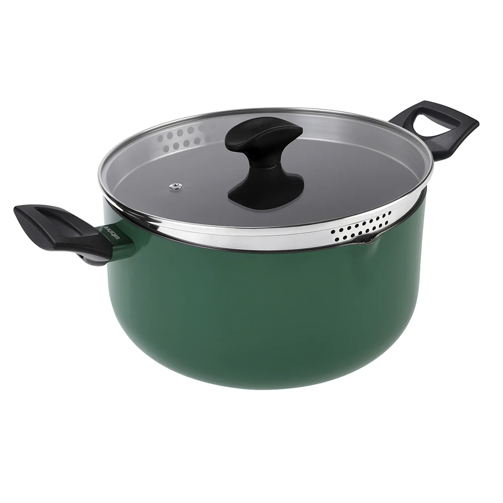 PureCook Ceramic Non-Stick Casserole 24cm with Glass Lid - Image 12