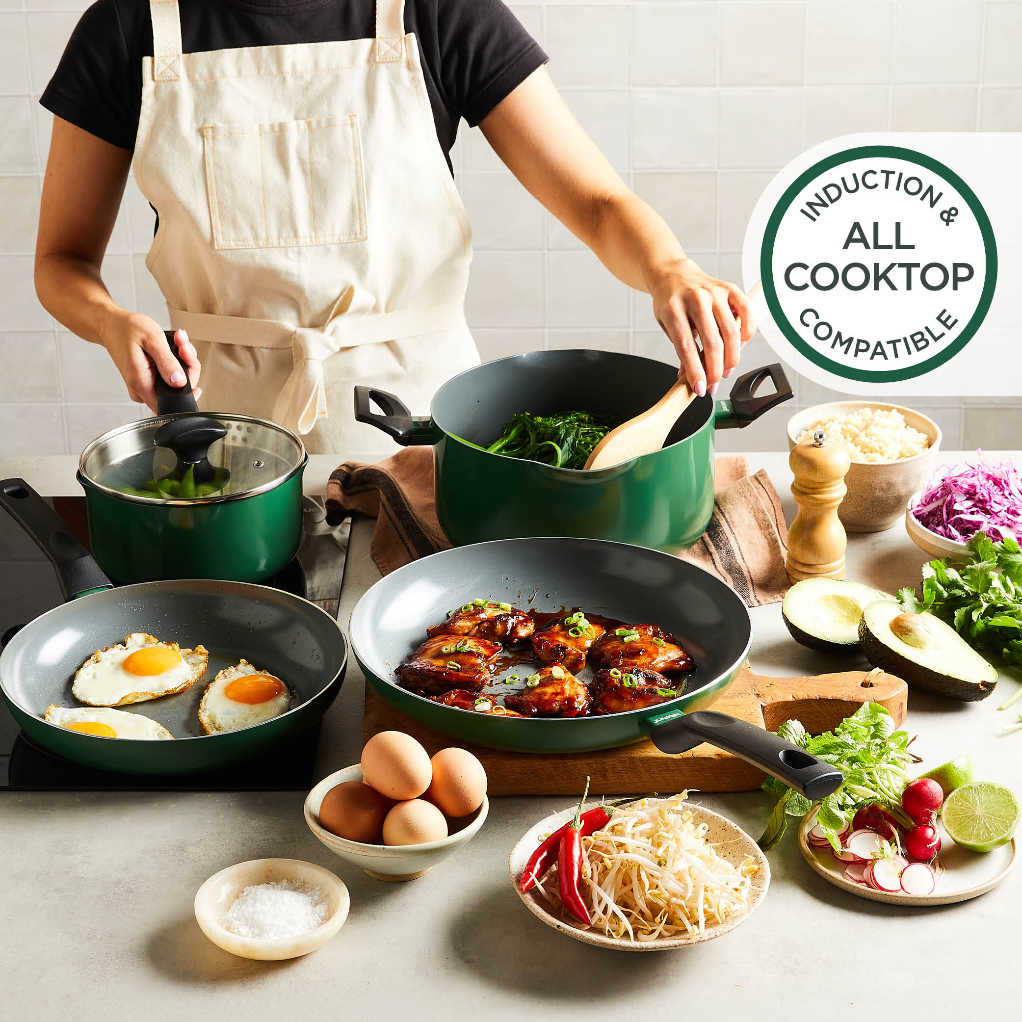 PureCook Ceramic Non-Stick Frypan 30cm - Image 6