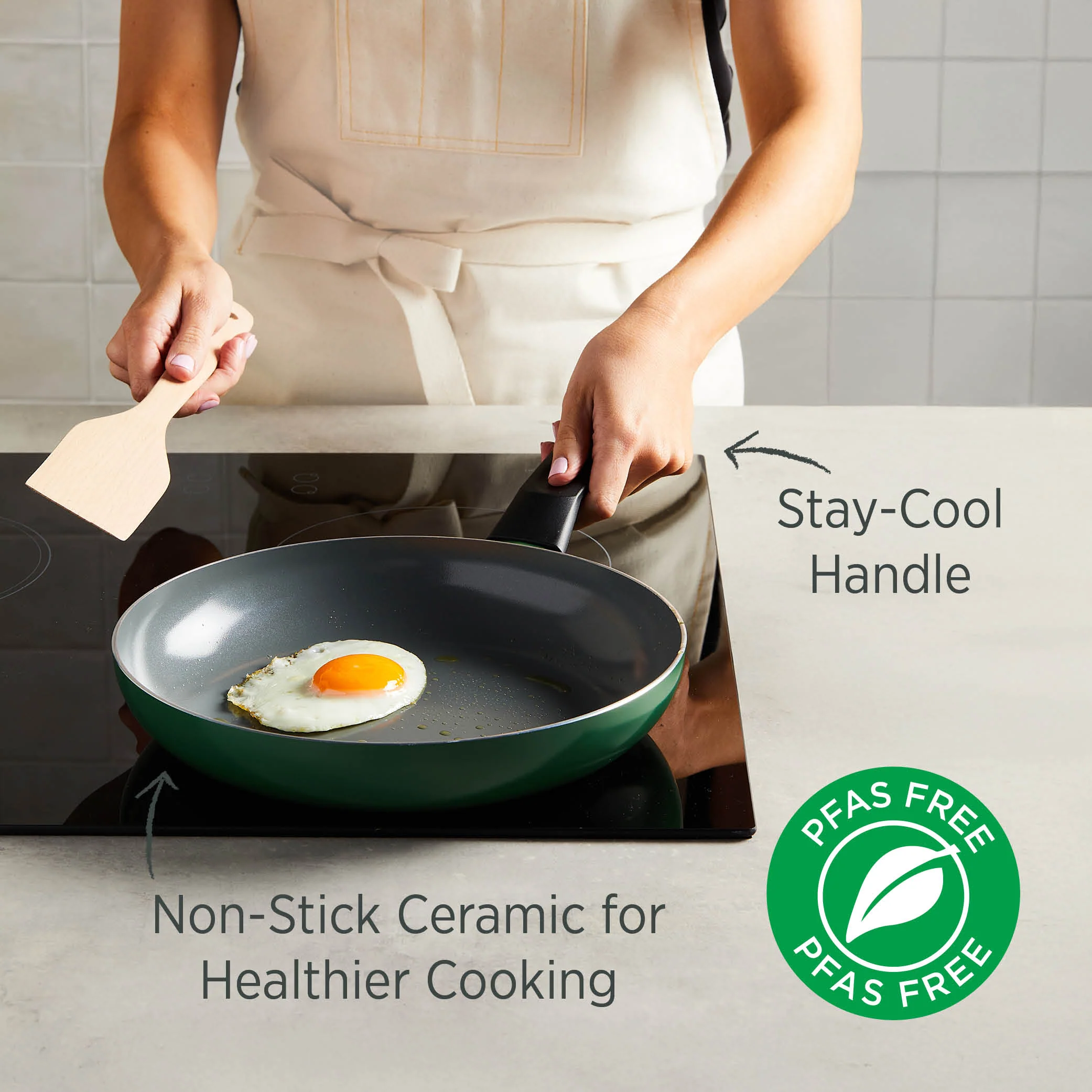 PureCook Ceramic Non-Stick Frypan 30cm - Image 7