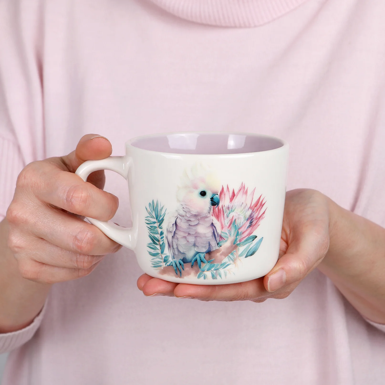 'Purple Cockatoo' Printed Mug 400ml - Image 6