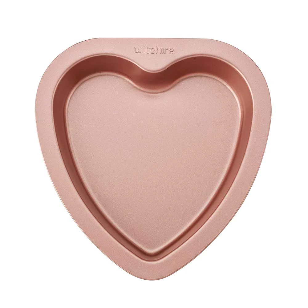 Rose Gold Heart Pan 19cm - Image 2