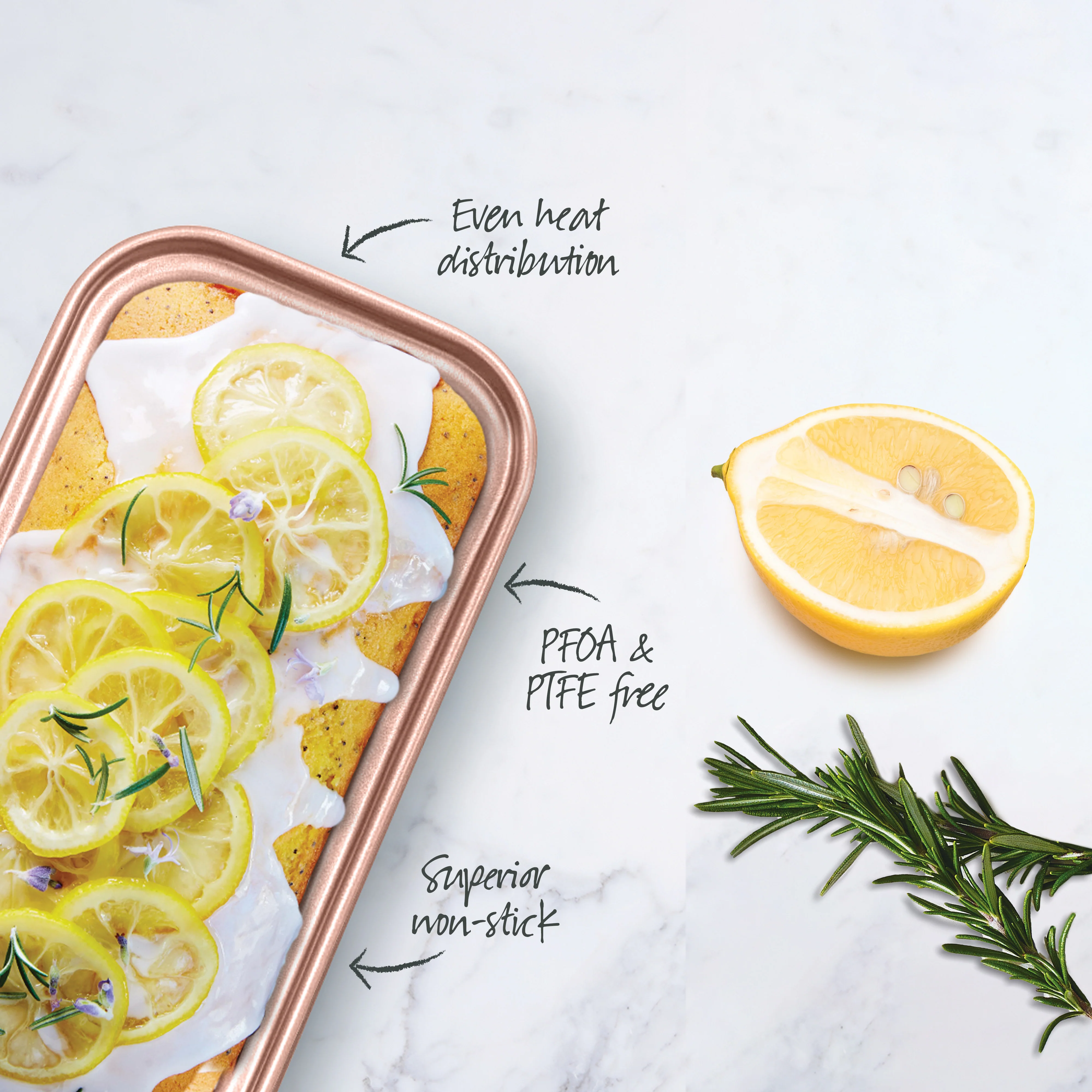 Rose Gold Mini Loaf Pan 15.5cm - Airfryer or Oven - Image 3
