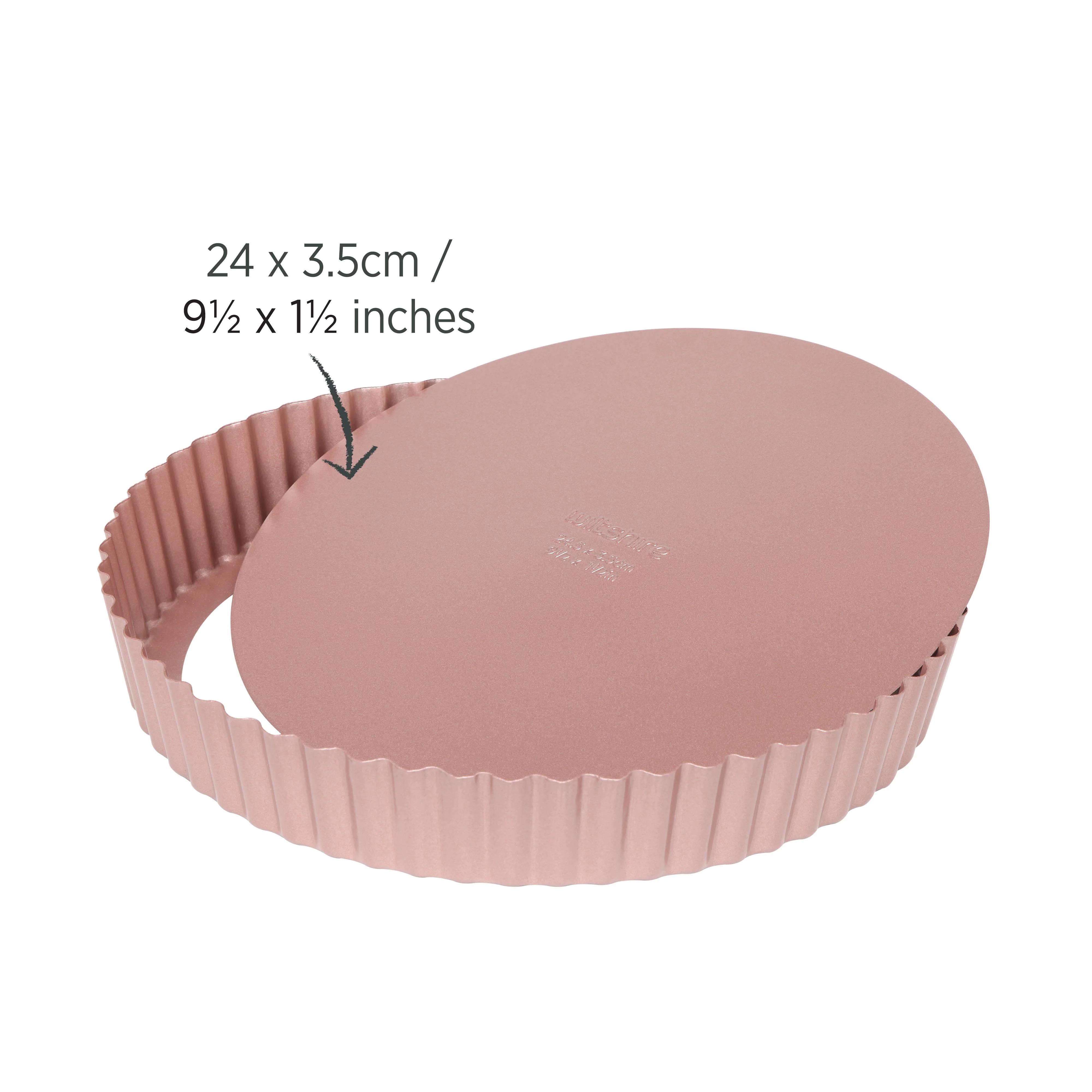 Rose Gold Quiche & Tart Pan 24cm - Image 5