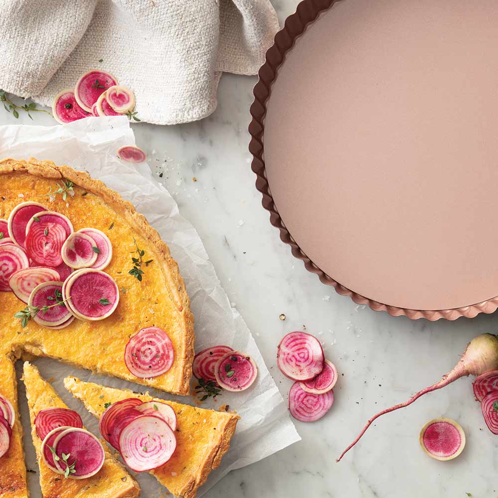Rose Gold Quiche & Tart Pan 24cm - Image 7