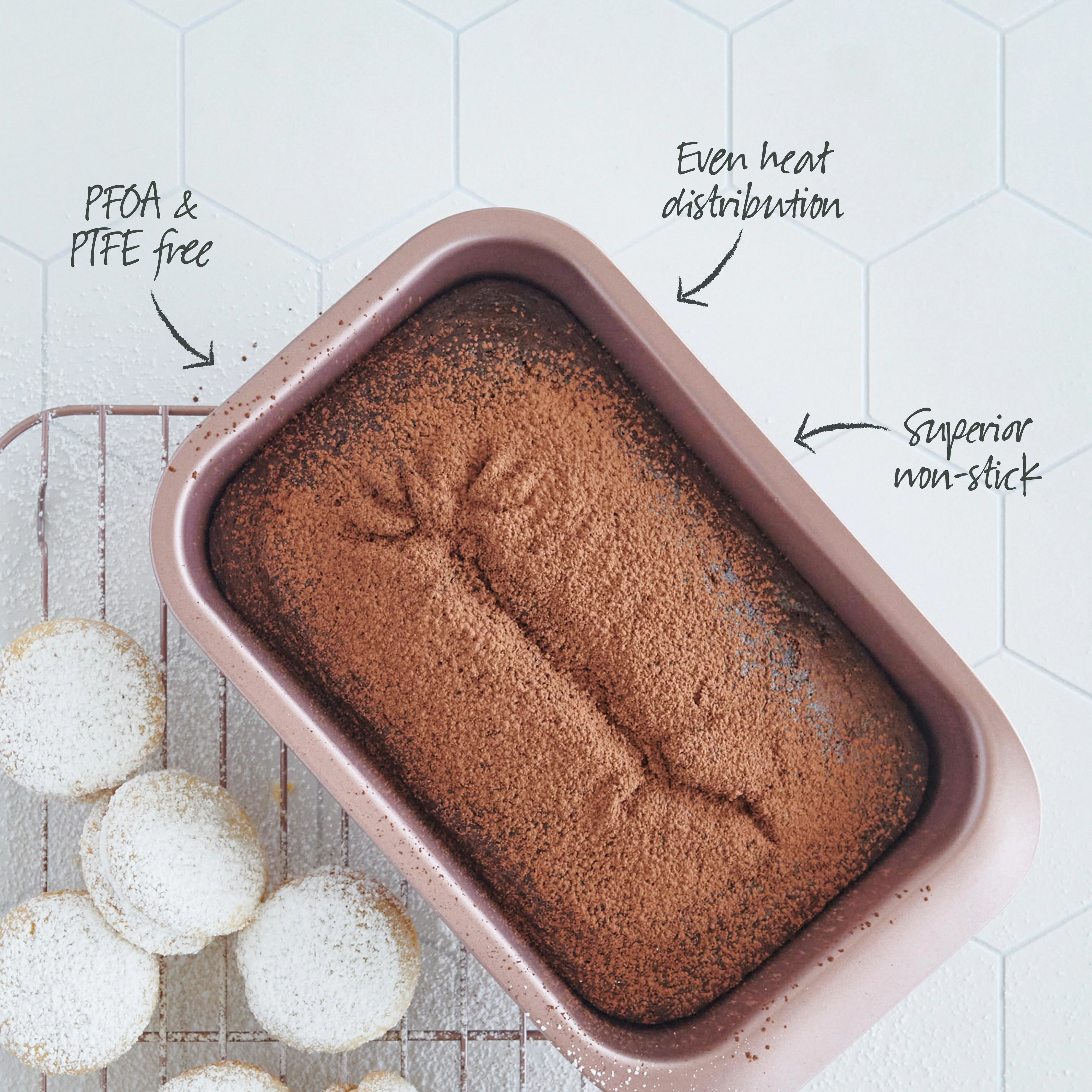 Rose Gold Smart Stack Loaf Pan - Image 6