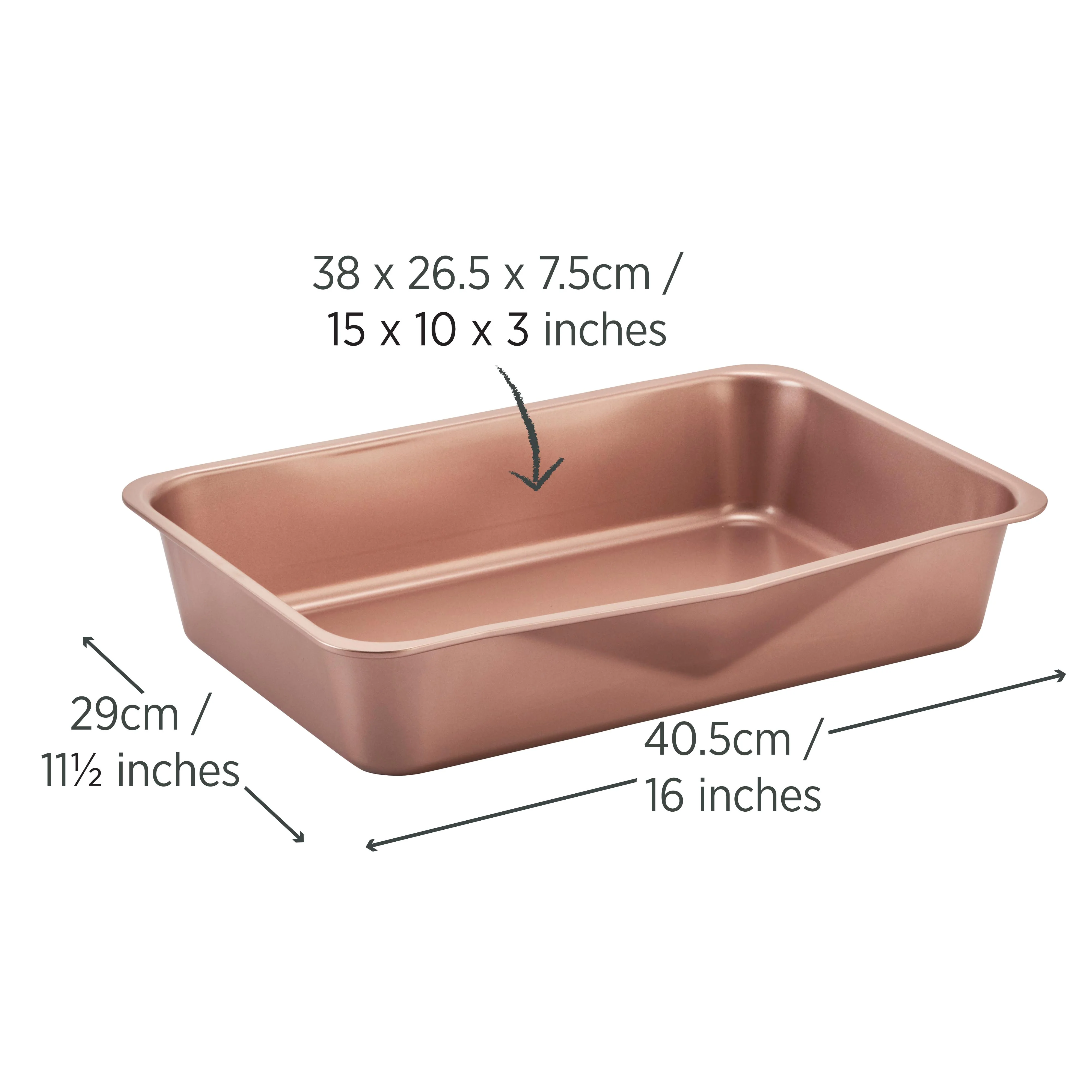 Rose Gold Smart Stack Roast Pan - Image 5