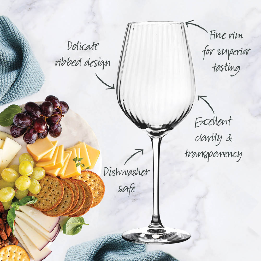 Serene White Wine 470ml Set of 4 - Image 4