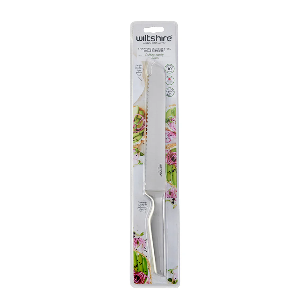 Signature Stainless Steel Bread Knife 20cm - Image 2