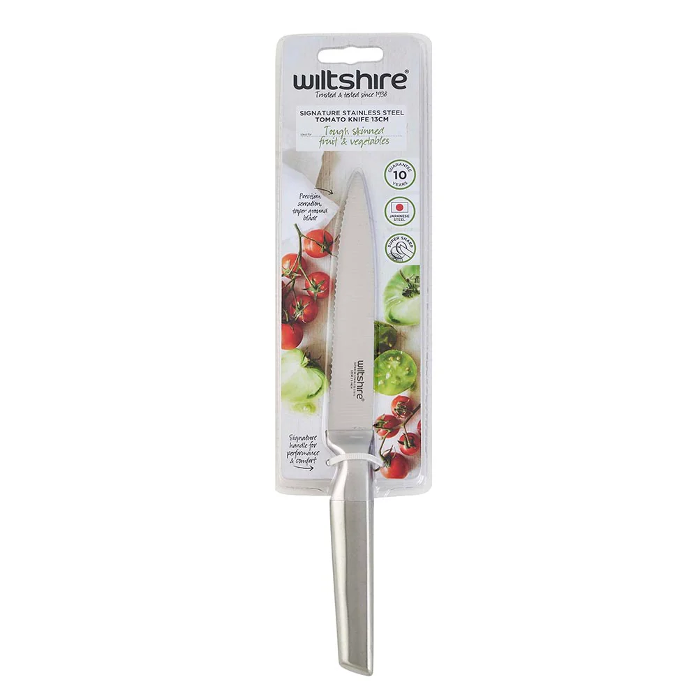 Signature Stainless Steel Tomato Knife 13cm - Image 2