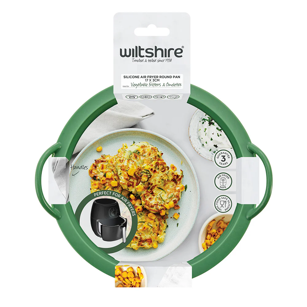 Silicone Air Fryer Round Baking Pan - Image 3