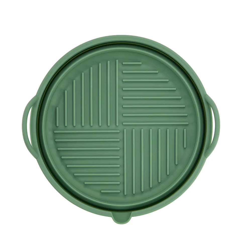Silicone Air Fryer Round Collapsible Pan 19cm - Image 3