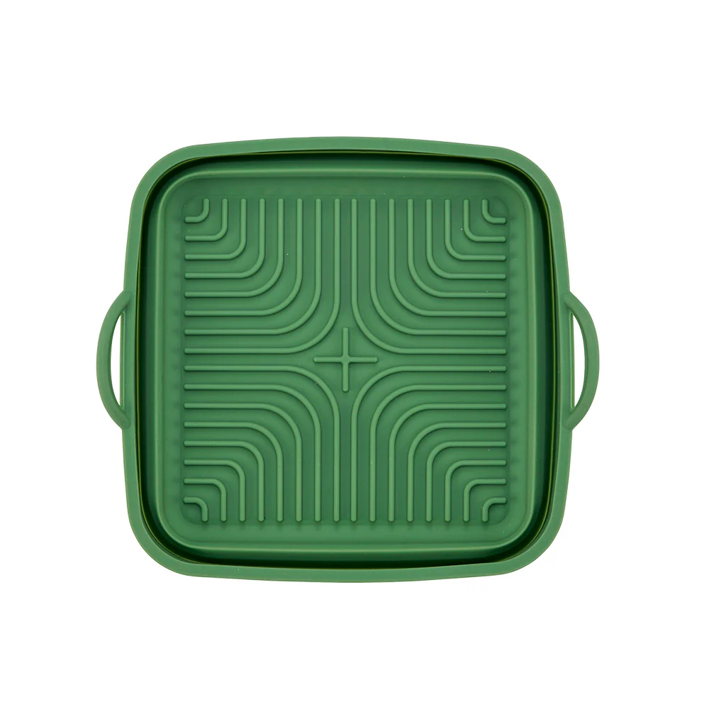 Silicone Air Fryer Square Collapsible Pan 20cm - Image 3