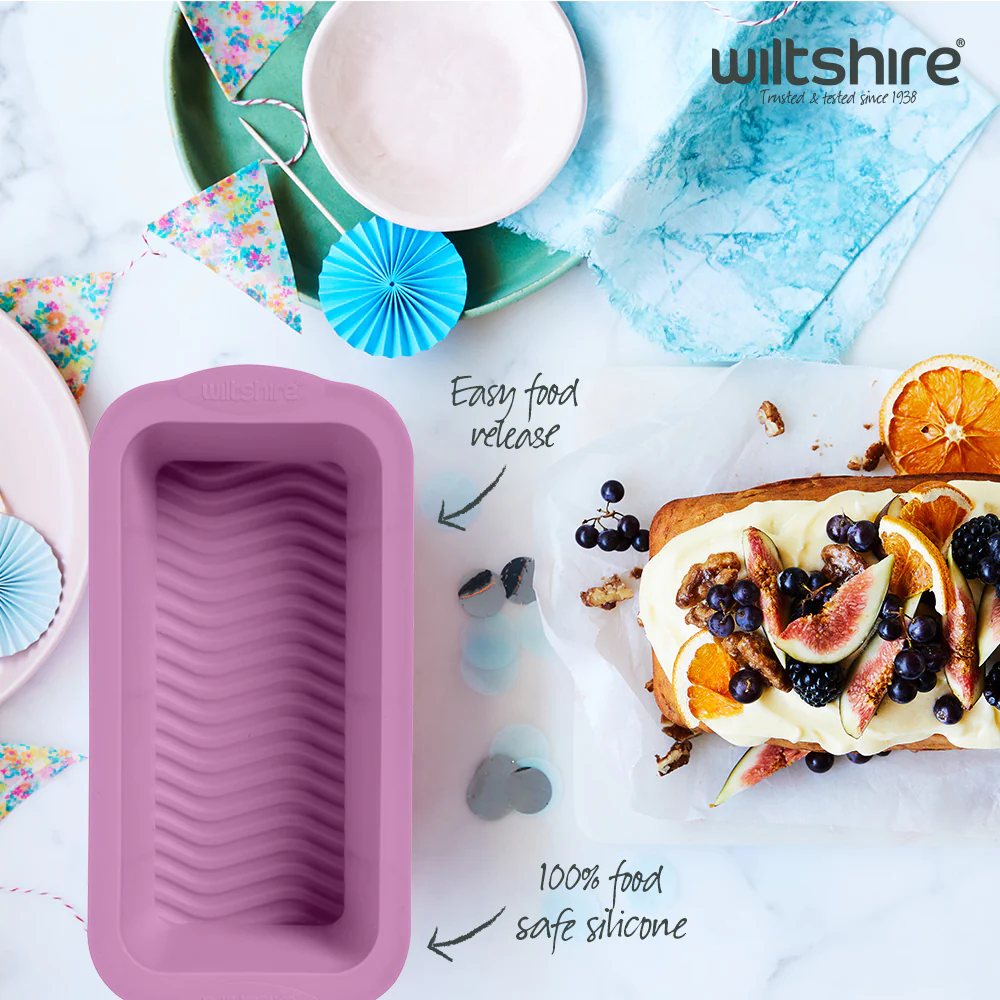 Silicone Loaf Pan 21cm Purple - Image 4