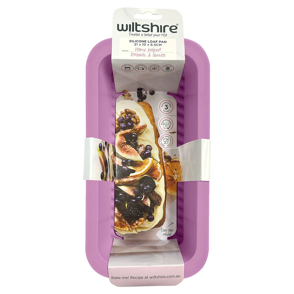 Silicone Loaf Pan 21cm Purple - Image 5