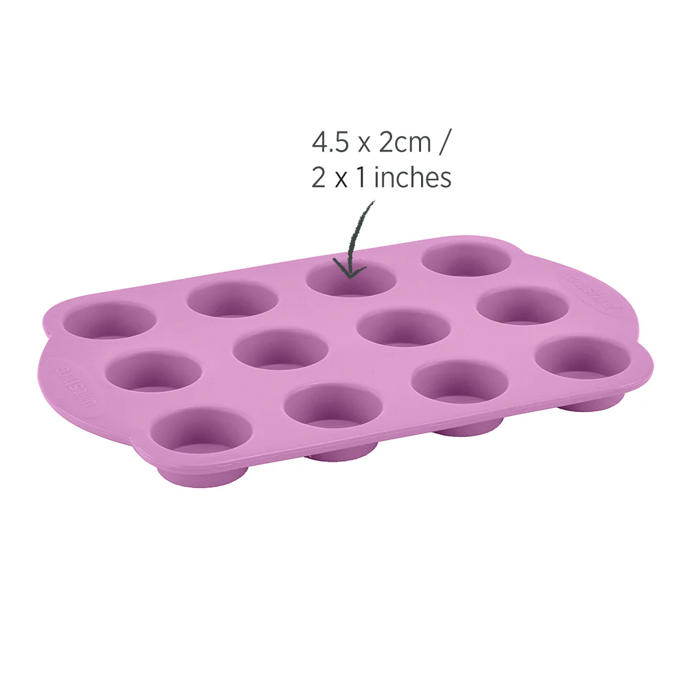 Silicone Mini Muffin Pan 12 Cup - Image 3