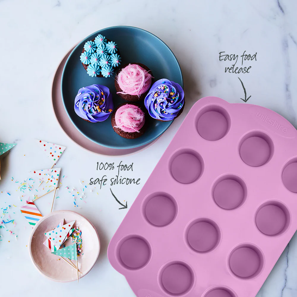 Silicone Mini Muffin Pan 12 Cup - Image 4