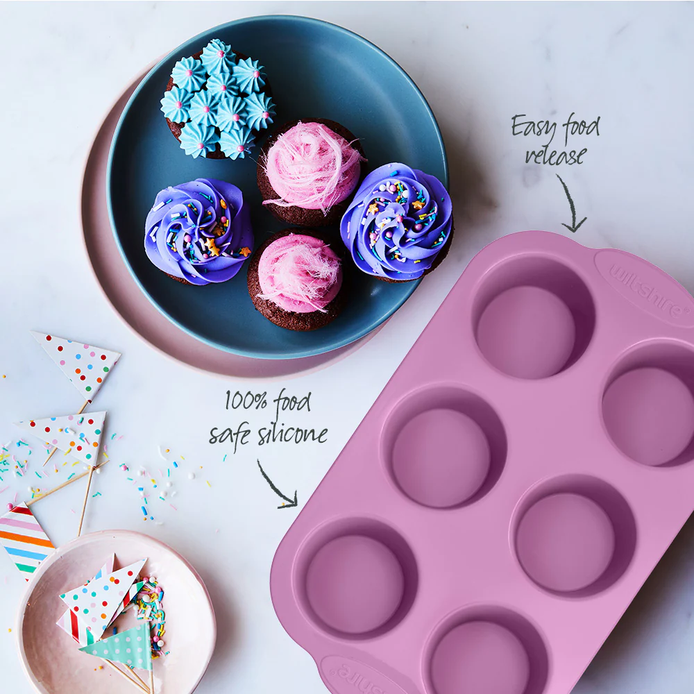 Silicone Muffin Pan 6 Cup - Image 4