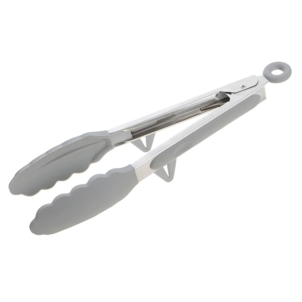 Silicone Tongs with Riser 23cm